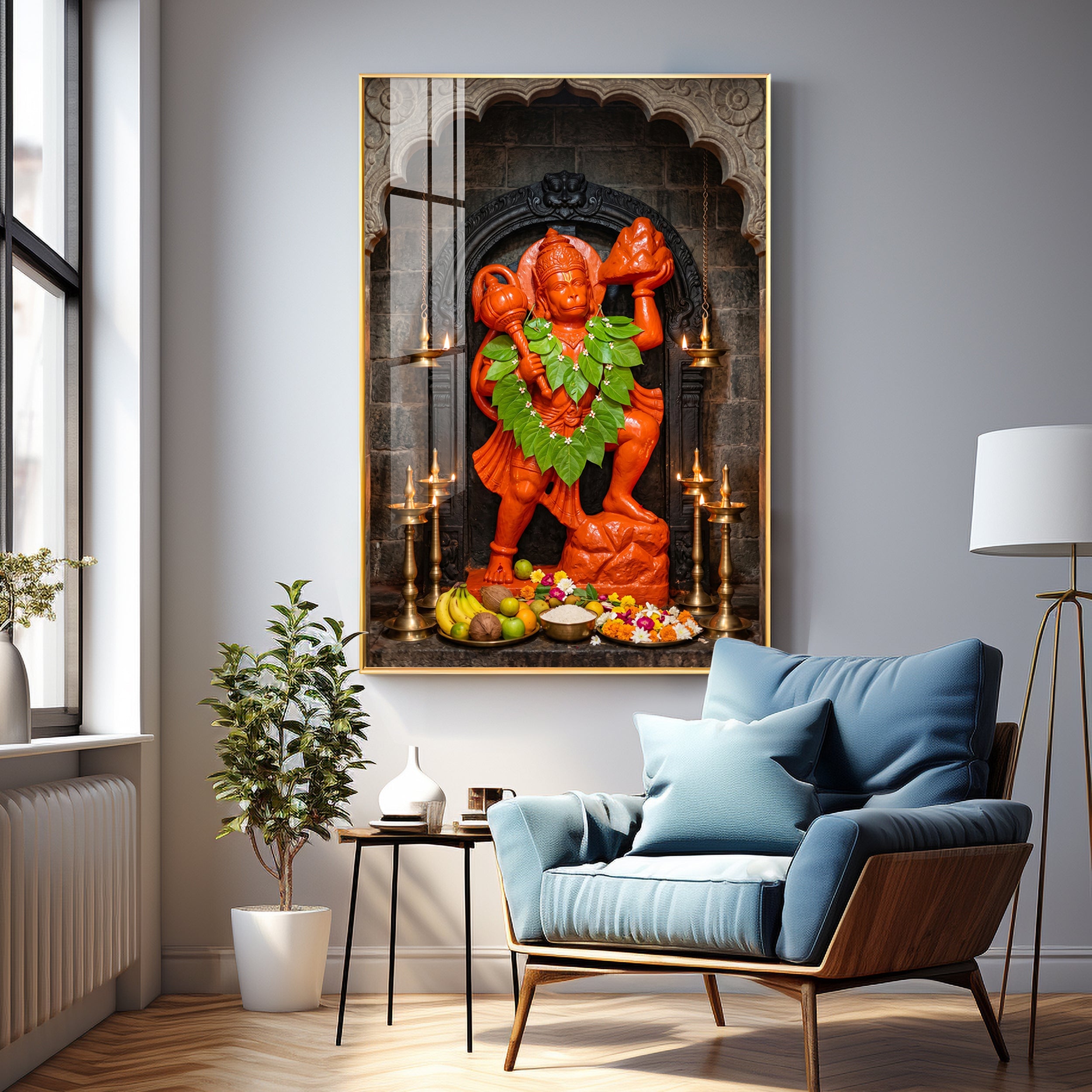 Lord Balaji Premium Acrylic Vertical Wall Art
