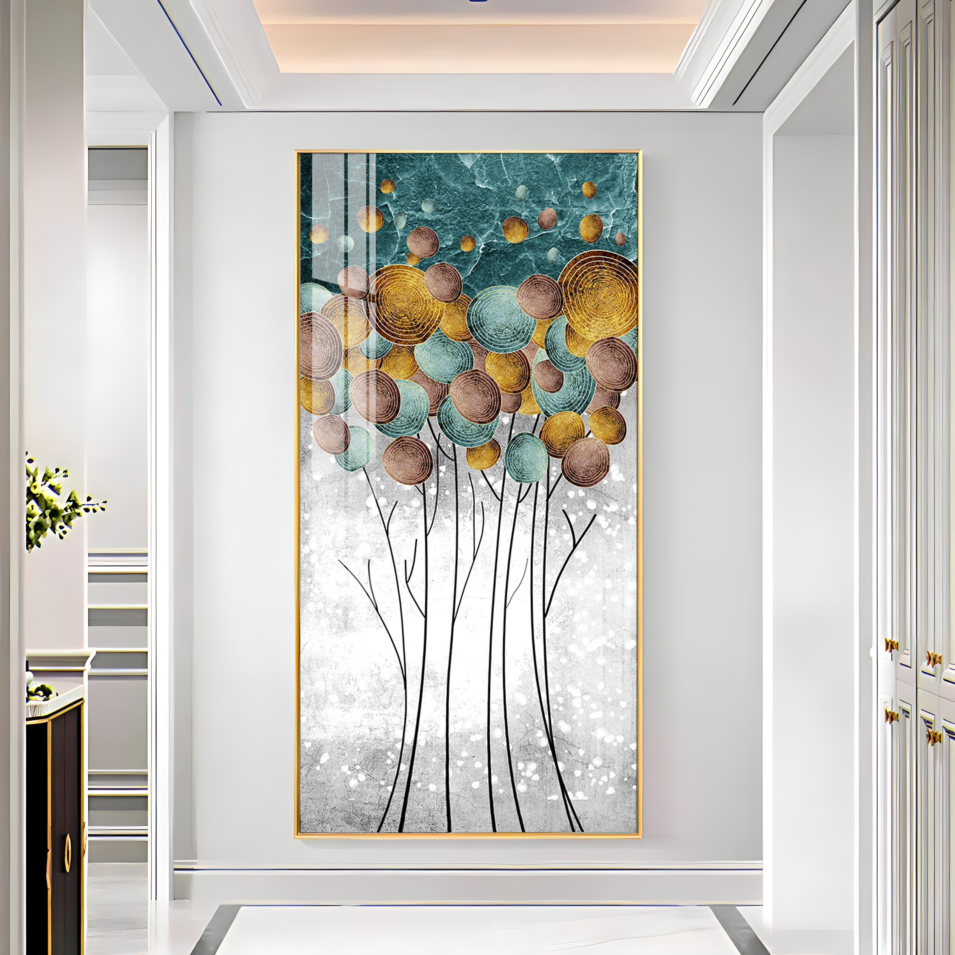 Perfect Modern Abstract Premium Acrylic Vertical Wall Art